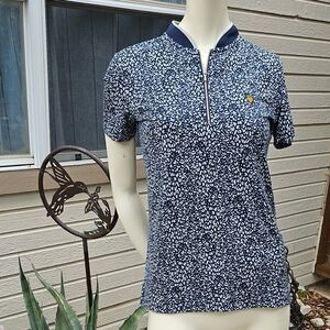 Dunning Golf Poly Blend Stretchy Poly Golf Shirt Spanish Oaks Golf Club Acorn S